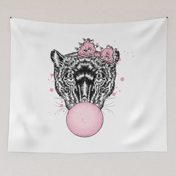 Aperçu de l'œuvre Chewing-gum Fierce Panther créée et vendue par La-terra.