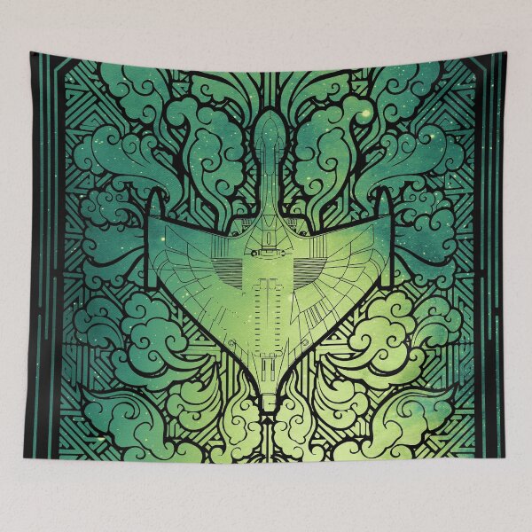 Item preview, Space Ship Deco designed and sold by CreativeSpero.