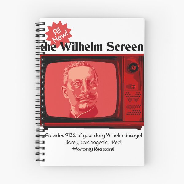 Item preview, Wilhelm Screen (with text) designed and sold by ShufflerTrouble.