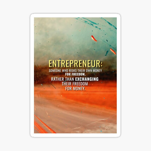 Item preview, Entrepeneur Explanation designed and sold by hiunlimit.