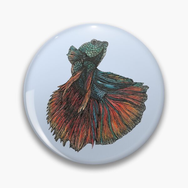 Item preview, Siamese Fighting Fish designed and sold by SerenSketches.