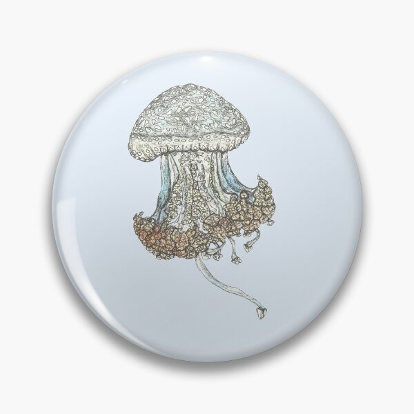 Item preview, Phyllorhiza punctata Jellyfish designed and sold by SerenSketches.