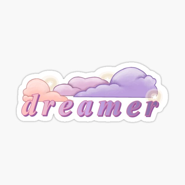 Aesthetic, Ethereal "dreamer" Design Sticker