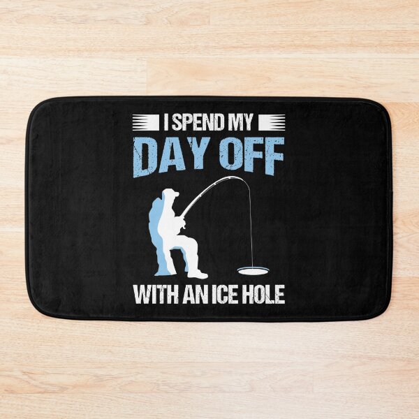 Item preview, Day Off Ice Fishing Winter Ice Hole Holiday Gift designed and sold by haselshirt.