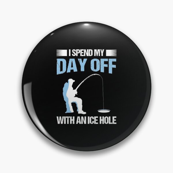 Item preview, Day Off Ice Fishing Winter Ice Hole Holiday Gift designed and sold by haselshirt.