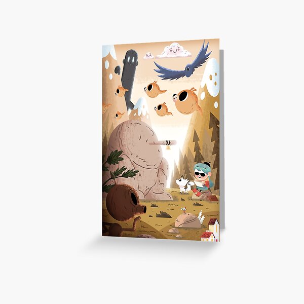 ¡Es un gran mundo allá afuera! Tarjetas de felicitación