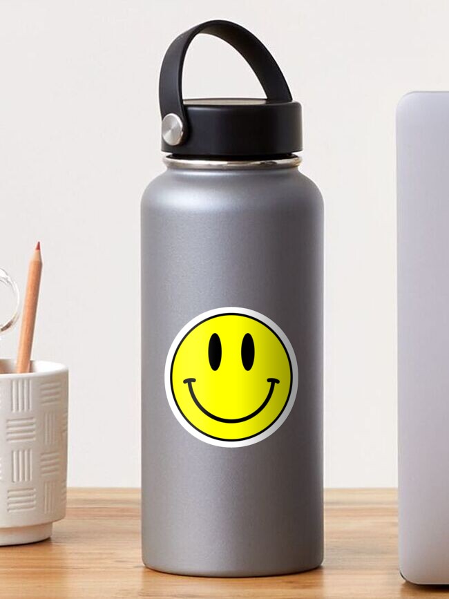Thumbnail 1 of 3, Sticker, Acid House Smile Face designed and sold by Chairboy.