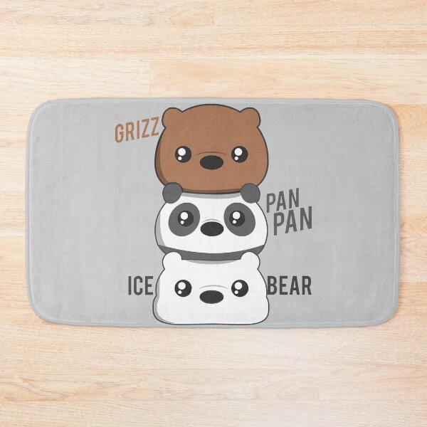 Item preview, The We Bear Bears Chibi | Cute Grizzly Pan Pan and Ice Bear | Cartoon Network Licensed FanArt designed and sold by RageAnime.