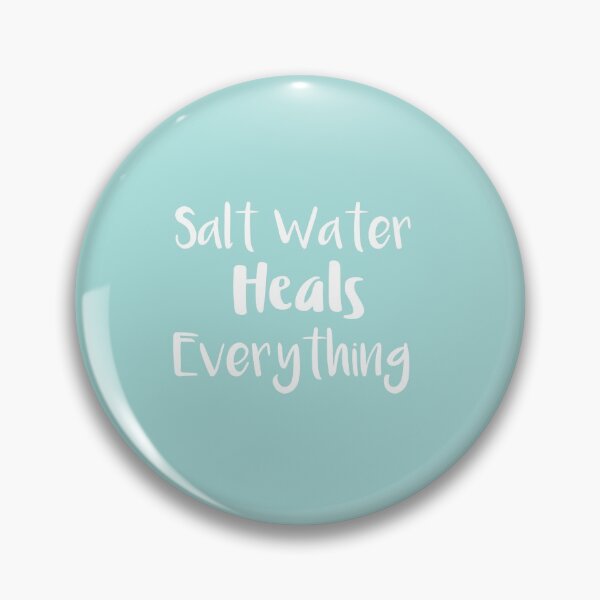 Item preview, Salt Water Heals Everything: Funny Swimming Quotes Gift Idea. designed and sold by cutitoutsir.