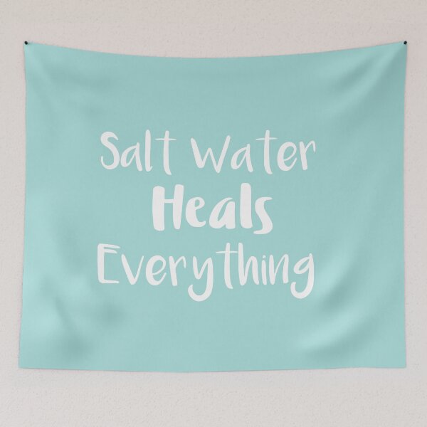 Item preview, Salt Water Heals Everything: Funny Swimming Quotes Gift Idea. designed and sold by cutitoutsir.