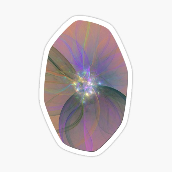 Fairy Blossom Fractal Sticker
