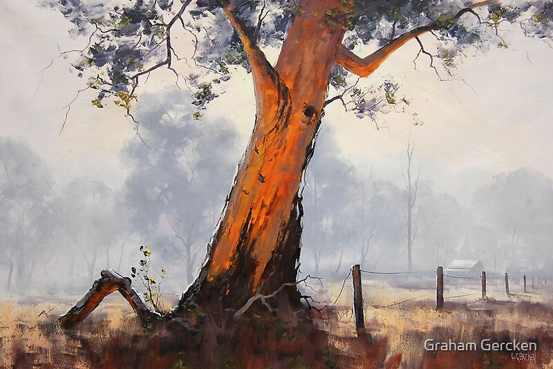 "Australian Gum Tree" by Graham Gercken Redbubble