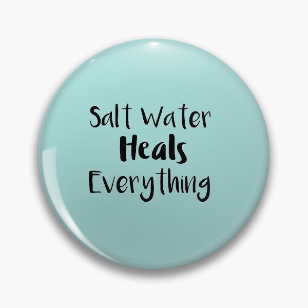 Item preview, Salt Water Heals Everything: Funny Swimming Quotes Gift Idea. designed and sold by cutitoutsir.