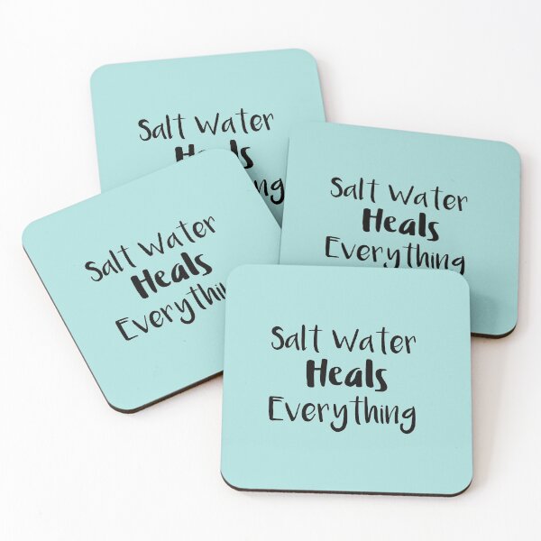 Item preview, Salt Water Heals Everything: Funny Swimming Quotes Gift Idea. designed and sold by cutitoutsir.