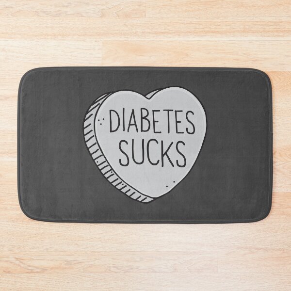 Item preview, Diabetes sucks Candy heart designed and sold by jazzydevil.