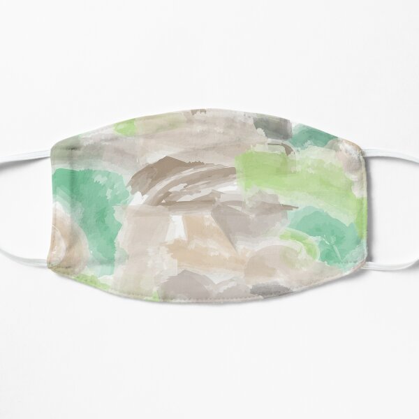 Camouflage Abstract Watercolor   Flat Mask
