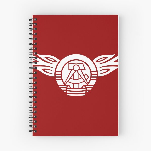 Item preview, DDR Flames Crest (white) designed and sold by VEB Ostladen.