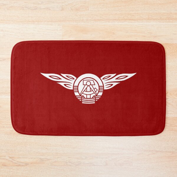 Item preview, DDR Flames Crest (white) designed and sold by VEB Ostladen.
