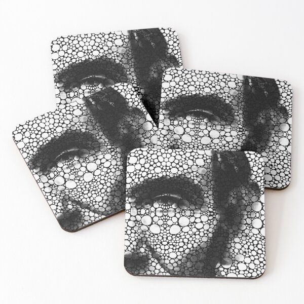 Item preview, Abraham Lincoln - An American President Stone Rock'd Art Print designed and sold by Sharon Cummings Art.
