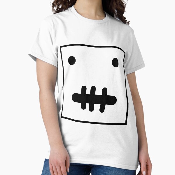 Item preview, Simple Block Character Silenced Face designed and sold by iuseredcrystals.