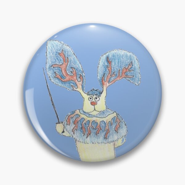Item preview, Fencing Rabbit Monster designed and sold by ArtChildGalore.