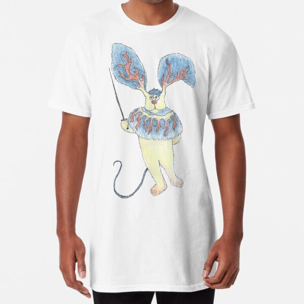 Fencing Rabbit Monster Long T-Shirt