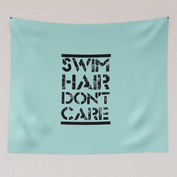 Item preview, Swim Hair Don't Care: Funny Swimming Quotes Gift Idea. designed and sold by cutitoutsir.