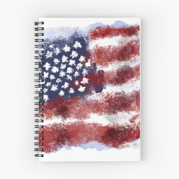 Item preview, US Flag In Distressed Watercolor designed and sold by Shay Childress.