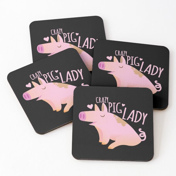 Item preview, Crazy PIG lady designed and sold by jazzydevil.