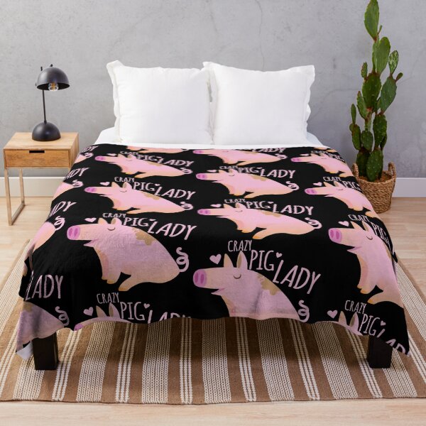 Item preview, Crazy PIG lady designed and sold by jazzydevil.