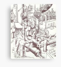 network programming Canvas Print