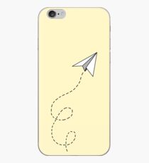 Vinilo o funda para iPhone avión de papel