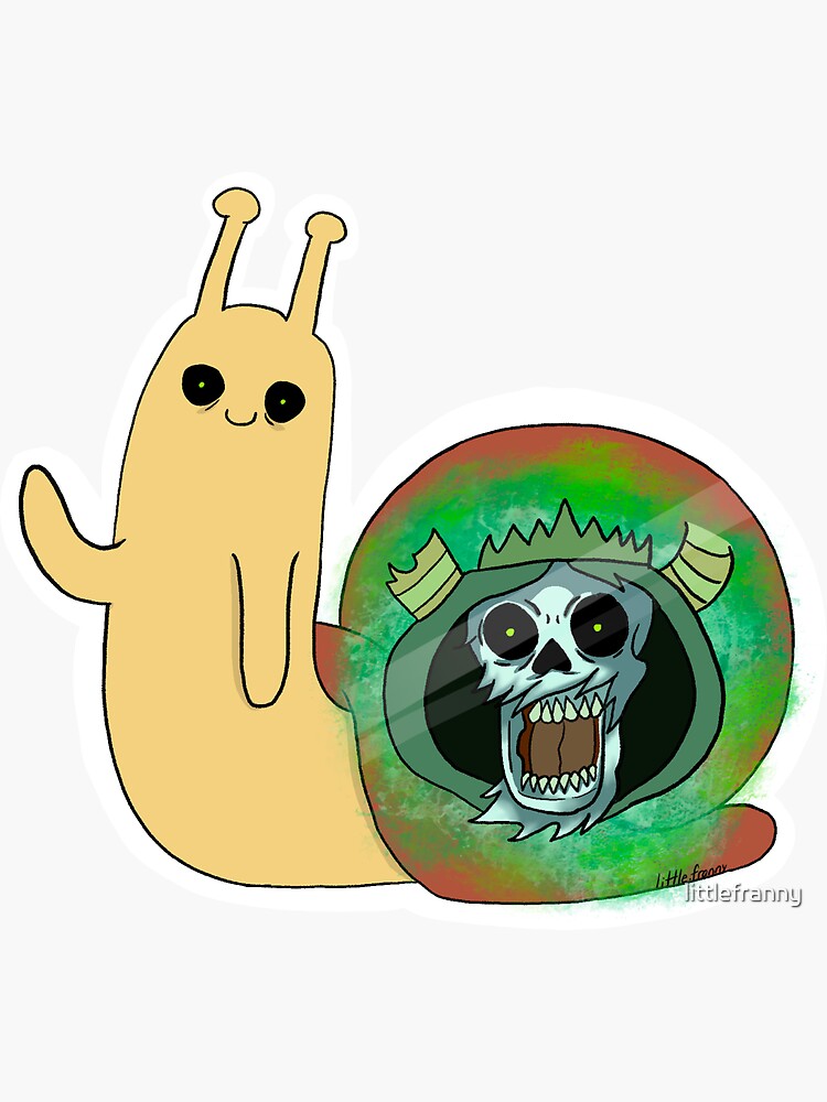 "The Lich Snail Adventure Time Fanart" Sticker for Sale by littlefranny