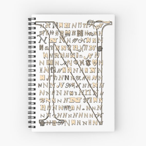 Item preview, N - Initially Yours designed and sold by IvieLeagueJots.
