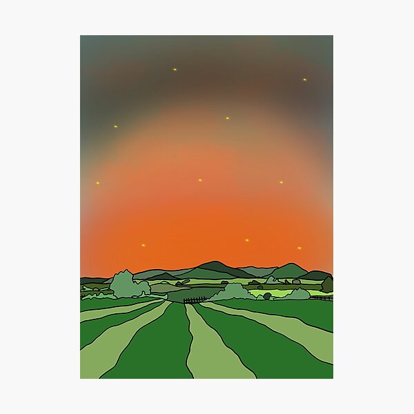Malvern Sunset Photographic Print