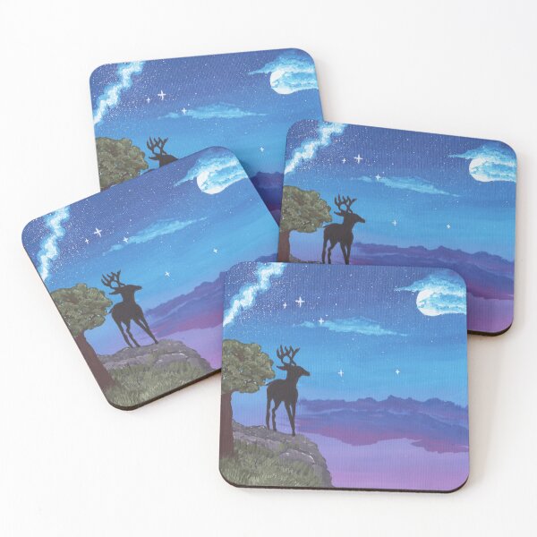 Item preview, Deer at Night designed and sold by LWDstudio.