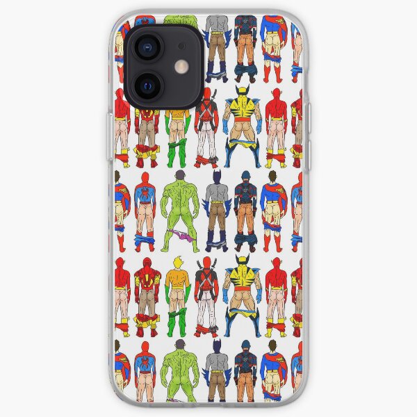 Superhero Butts iPhone Soft Case