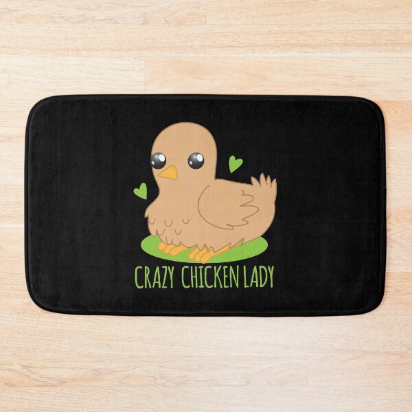Item preview, So cute! Crazy Chicken lady! designed and sold by jazzydevil.