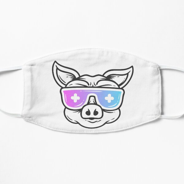 Pig Head Face Masks Redbubble - roblox piggy head costume