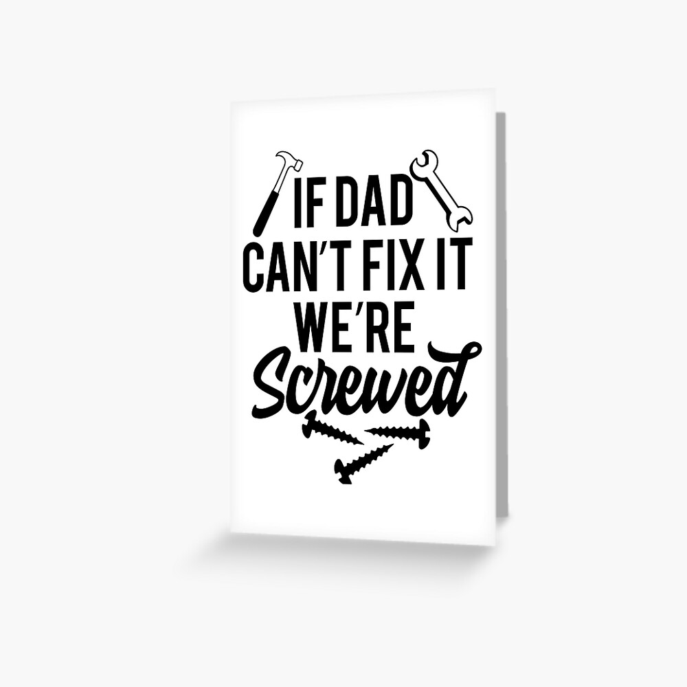 If Dad Can't Fix It We're All Screwed - Custom Father's Day Engraved YETI –  Sunny Box