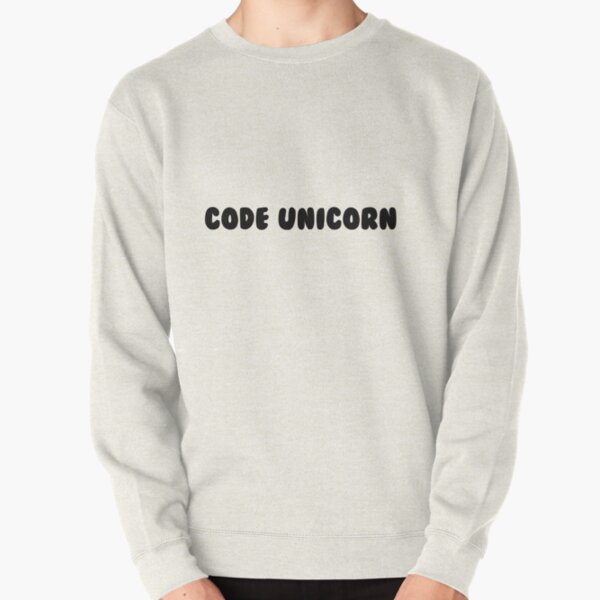 Code Unicorn Pullover Sweatshirt By Ashleycoin Redbubble - free roblox sweater codes