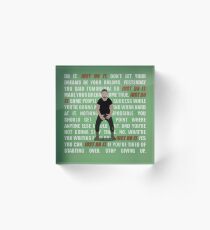 Just Do It Acrylic Block