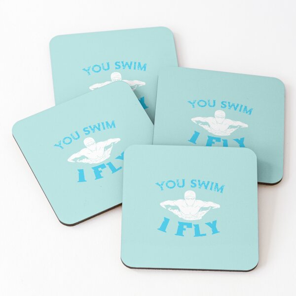 Item preview, You Swim, I Fly: Funny Swimming Quotes Gift Idea. designed and sold by cutitoutsir.