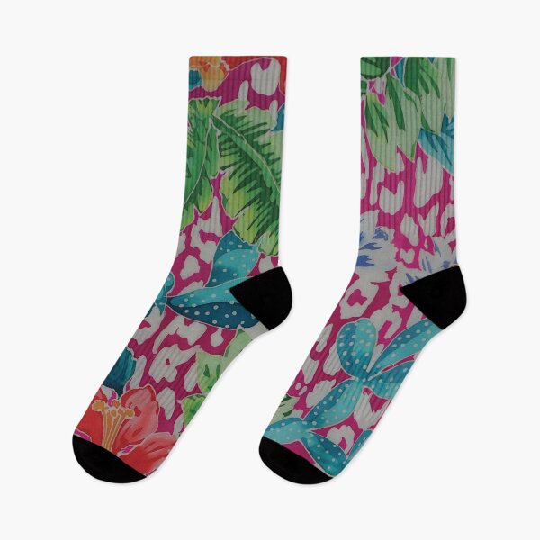 Item preview, Tropical Floral With Cactus designed and sold by Leslie Rogers Todder.