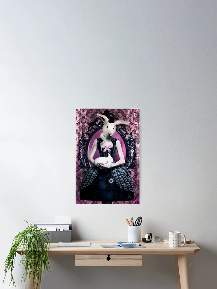 Thumbnail 2 of 3, Poster, Lady Rabbit designed and sold by Selenys.