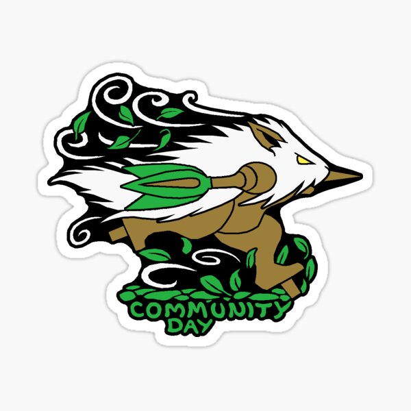 Shiftry Running Community Day May 2020 Sticker