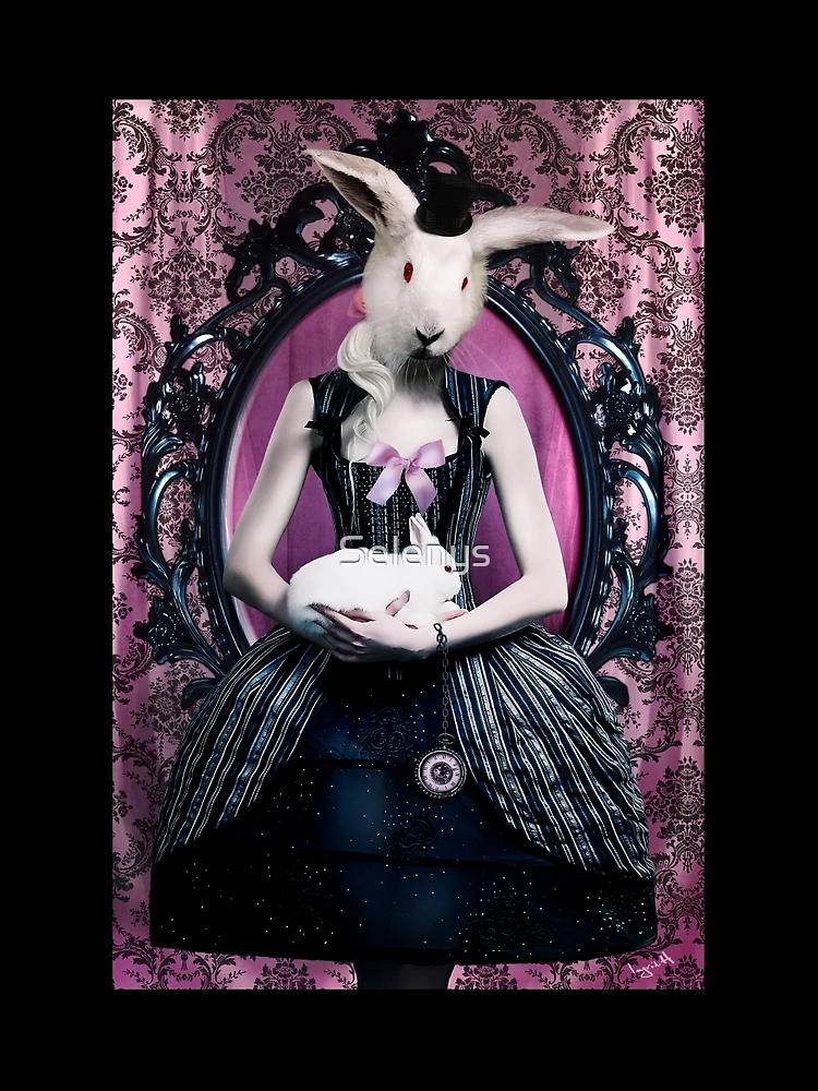 Thumbnail 3 of 3, Scarf, Lady Rabbit designed and sold by Selenys.