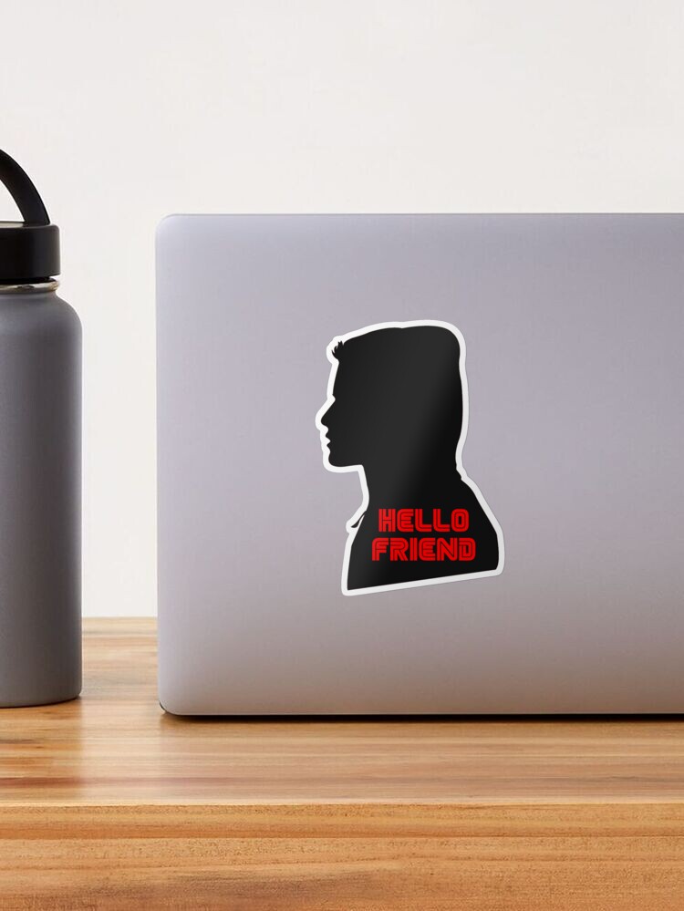  Elliot Alderson: Hello, friend (Mr. Robot) Bumper Sticker Vinyl  Decal 5 inches : Sports & Outdoors