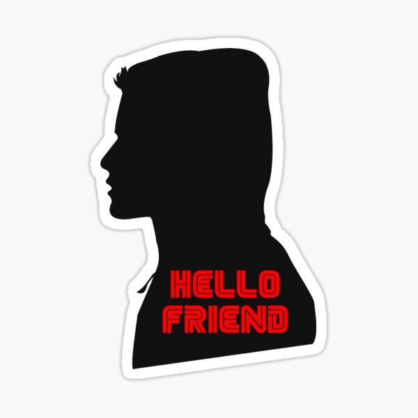  Elliot Alderson: Hello, friend (Mr. Robot) Bumper Sticker Vinyl  Decal 5 inches : Sports & Outdoors