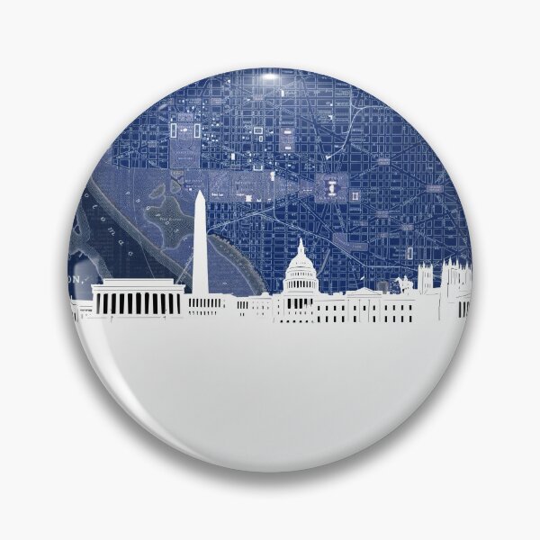 Item preview, washington dc skyline designed and sold by BekimART.